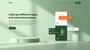 ai link different apps and automate processes with n8n - a simulated image