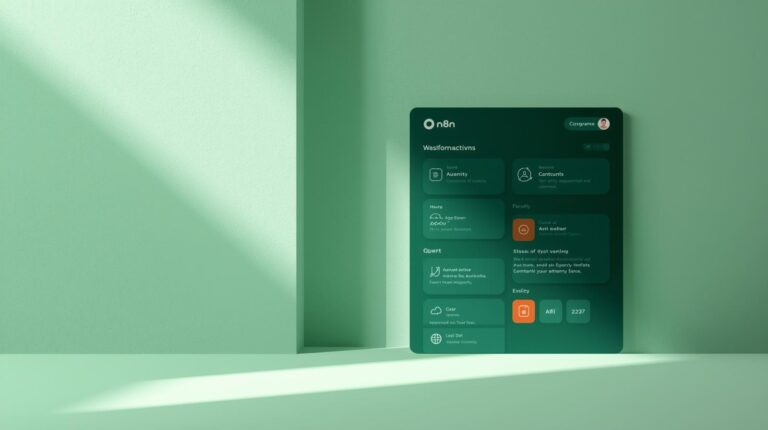 n8n UI UX simple draw - a simulated image